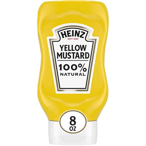 Heinz Yellow Mustard 8 Oz Bottle