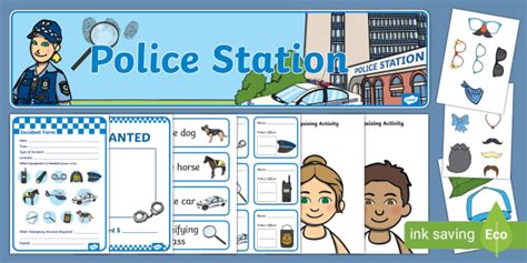 Police Station Role Play Pack ティーチャーメイド