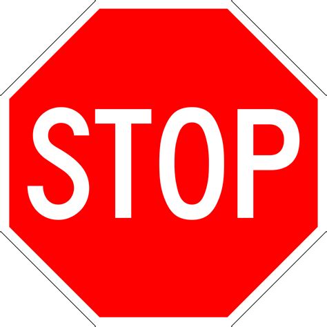 Stop Sign Png Transparent Images Png All