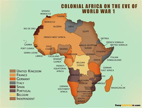 Map Of Colonized Africa In 1914 Tony Mapped It Vrogue