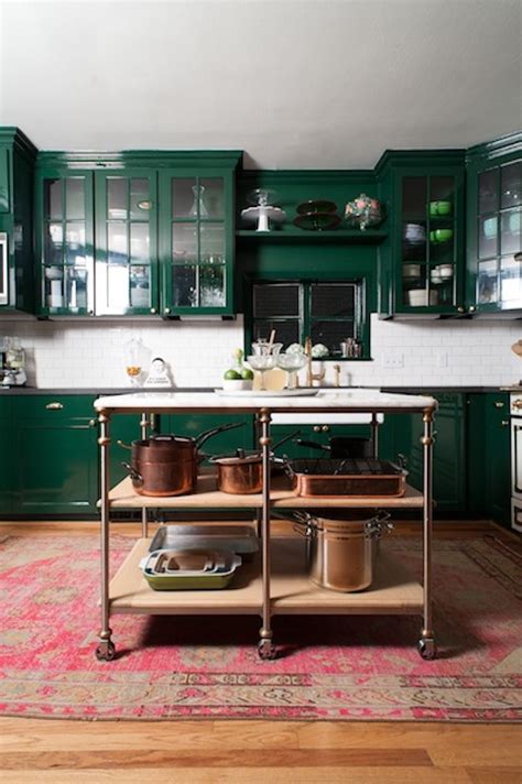 Inspiration Emerald Green Kitchens Lark And Linen