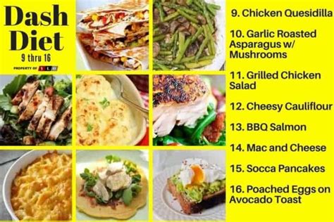 Dash Diet 9 16 Recipes Dash Diet Recipes Dash Diet Diet Recipes
