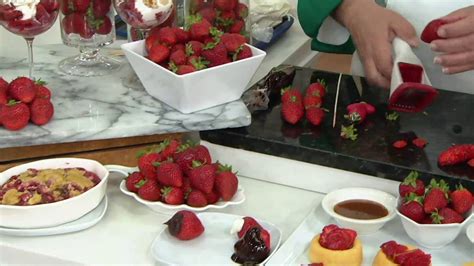 Chefn Strawberry Stemgem And Slicer Prep Set On Qvc Youtube