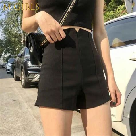 Shorts Women Ulzzang Simple Casual Elegant Office Ladies Summer All