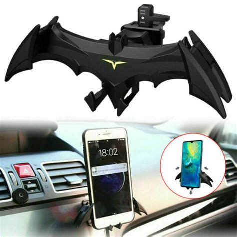Universal Cool Batman Car Phone Holder In Car Air Vent Clip Mount No