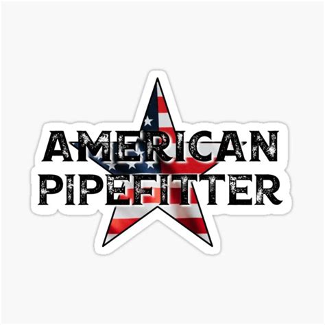 american pipefitter sticker for sale by blackgrain redbubble