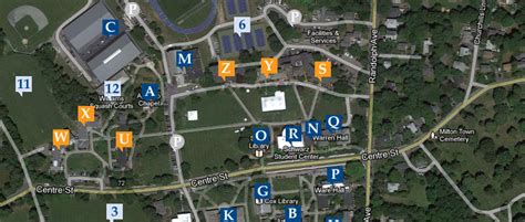 Milton Academy Campus Map