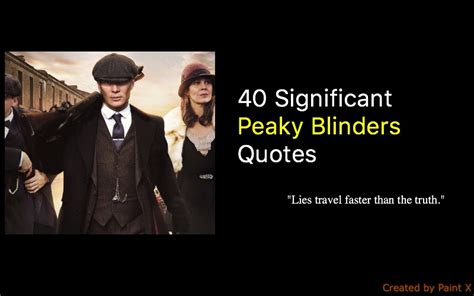 Peaky Blinders Best Quotes