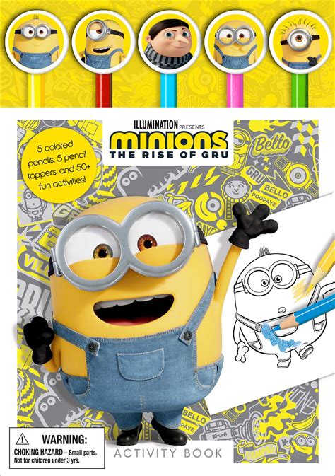 Minions The Rise Of Gru Pencil Toppers Book Summary And Video