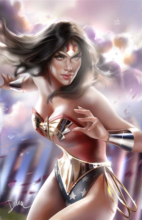 Wonder Woman Fan Art By Cris Delara Pinup 2d Cgsociety Wonder Woman Art Superman Wonder