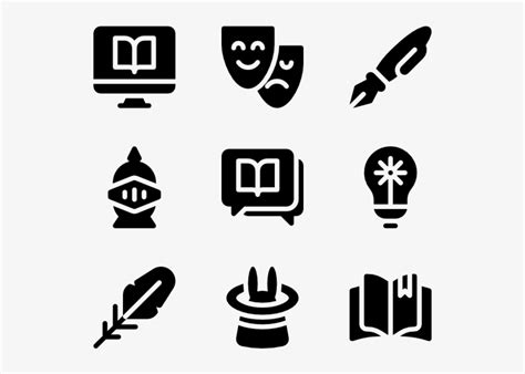 Literature Font Awesome Icons Png 600x564 Png Download Pngkit