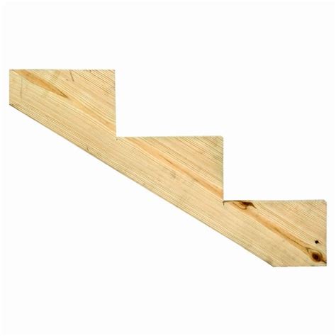 3 Step Ground Contact Pressure Treated Pine Stair Stringer 0623354