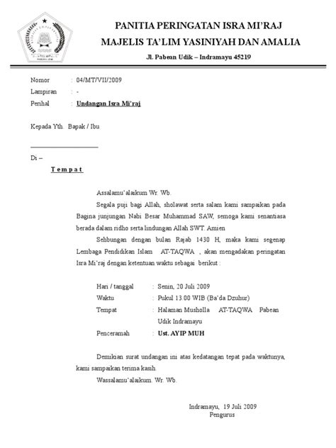 Berikut adalah tampilan contoh undangan pengajian walimatul khitan format document word yang bisa diedit. Contoh Surat Undangan Pengajian Isro Mi Roj - Berbagi ...
