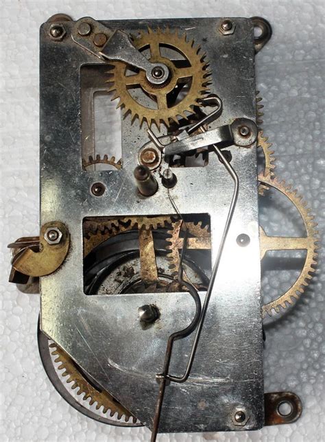 Antique Unsigned Clock Movement For Parts 406 Gram Scarce Parts Go2030