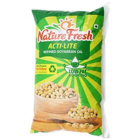 Buy Nature Fresh Soyabean Oil Acti Lite Refined 1 Ltr Pouch Online At