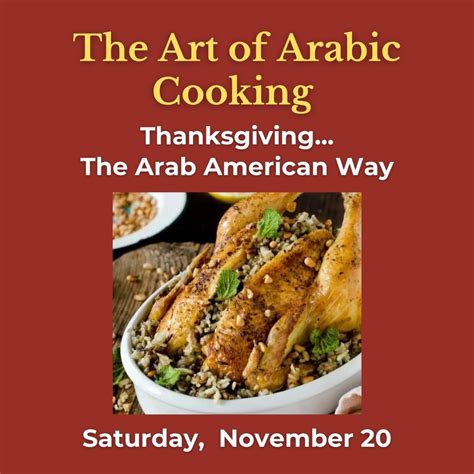 1120 The Art Of Arabic Cooking Thanksgivingthe Arab American Way