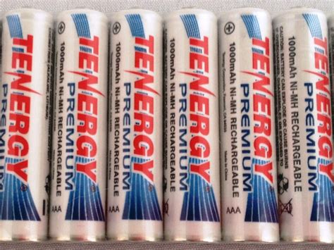 Tenergy Premium Aaa Nimh 1000 Mah 12 V Rechargeable Batteries 12