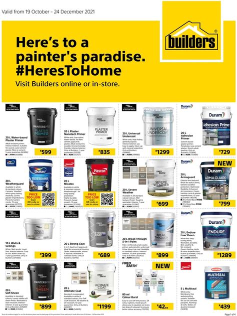 Builders Warehouse Catalogue 20211019 20211224 Yulak