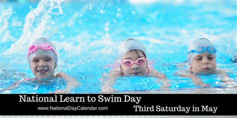 National Learn To Swim Day Third Saturday In May Swim Days Learn