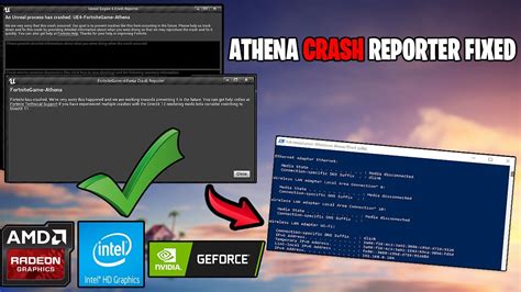 Athena Crash Reporter Fortnite Fix Chapter Season Youtube