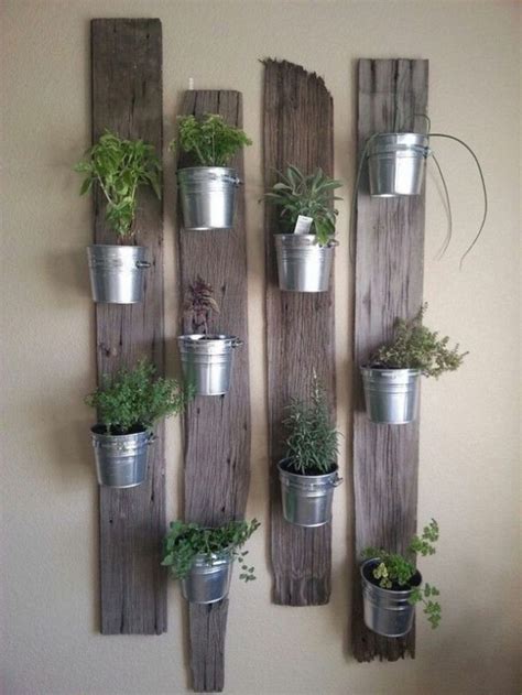 You can choose to make it complex by creating a unique design, but for most people, this is a simple process that takes a little bit of creativity and some time. 21+ Stunning Indoor Wall Herb Garden Ideas | Plant decor ...