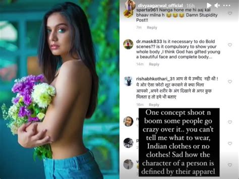 Exclusive Divya Agarwal On Getting Trolled For A Topless Concept Shoot On Social Media It Was