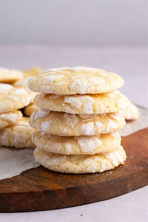 Soft And Chewy Lemon Cookies Easy Recipe Insanely Good