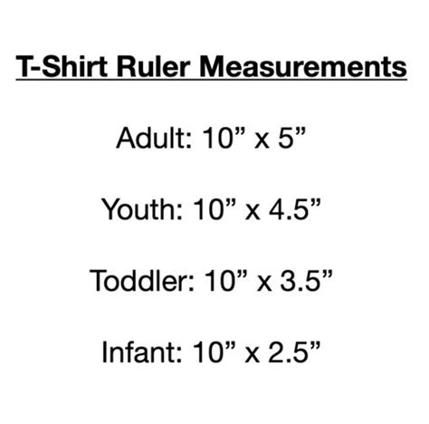 T-shirt Ruler Template - Etsy
