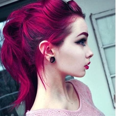 Magenta Red Hair Color Hair Style Pinterest