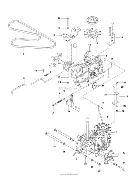 Husqvarna Z 248f 967303601 2015 01 Parts Diagram For Hydraulic Pump