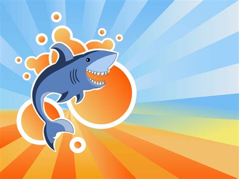 Download Cartoon Shark Wallpaper Image By Jasminejackson Cartoon