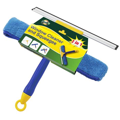 Professional Window Cleaning Combo Tool By Scrubit 2 In 1 Window