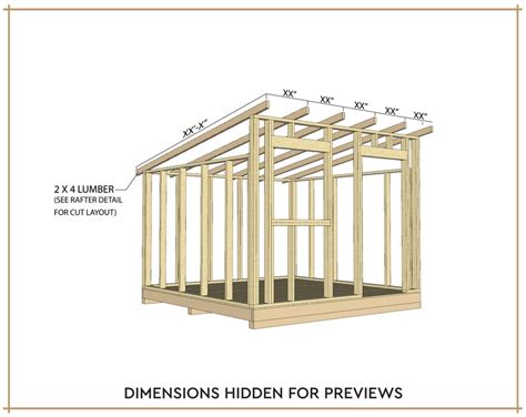 8x10 Shed Shed Plans 8x10 Lean To Shed Plans Free Shed Plans Diy