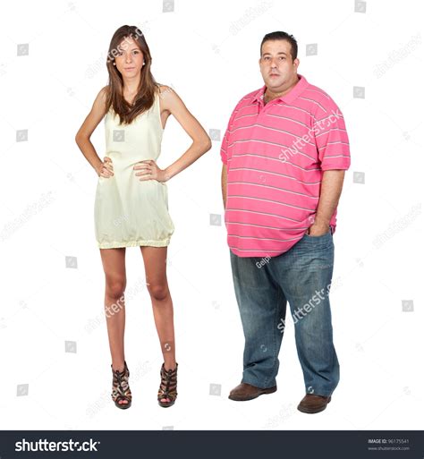 Fat Man Skinny Woman Images Stock Photos Vectors Shutterstock