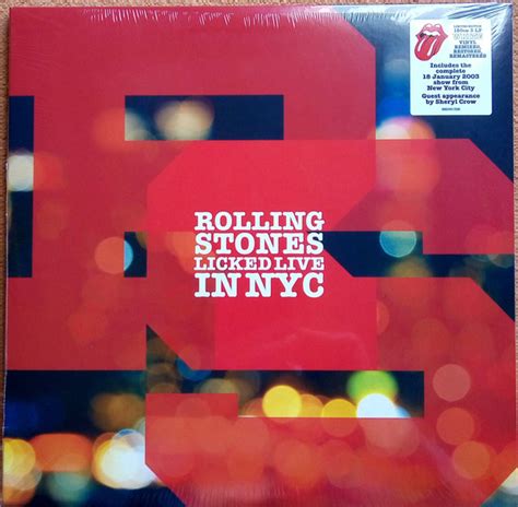 Cotes Vinyle Licked Live In Nyc Par The Rolling Stones Galette Noire