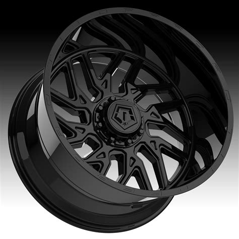 Tis Wheels 544gb Gloss Black Custom Wheels Rims 544gb Tis Custom