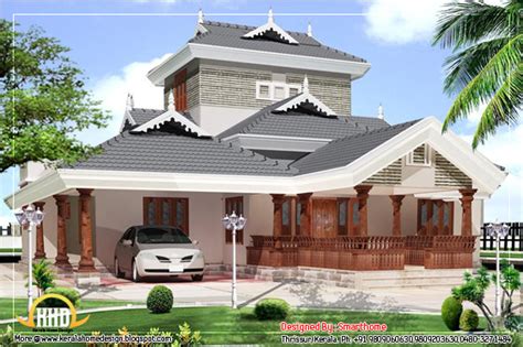 Kerala Style Villa Elevation Design 2600 Sq Ft Kerala Home Design