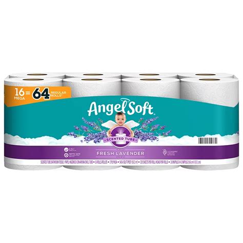 Angel Soft Lavender Scented Tube Toilet Paper Shop Toilet Paper At H E B