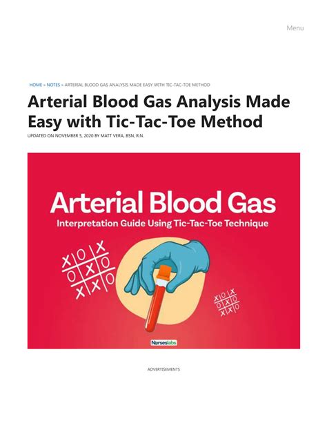 Solution Arterial Blood Gas Abgs Analysis Ultimate Guide Nurseslabs