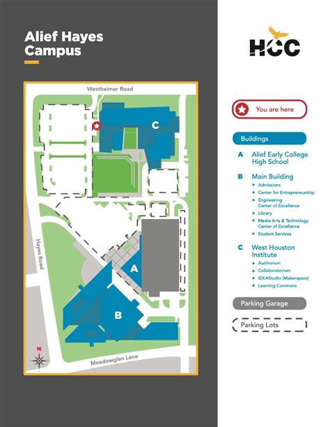Hcc Spring Branch Campus Map New York Map Poster