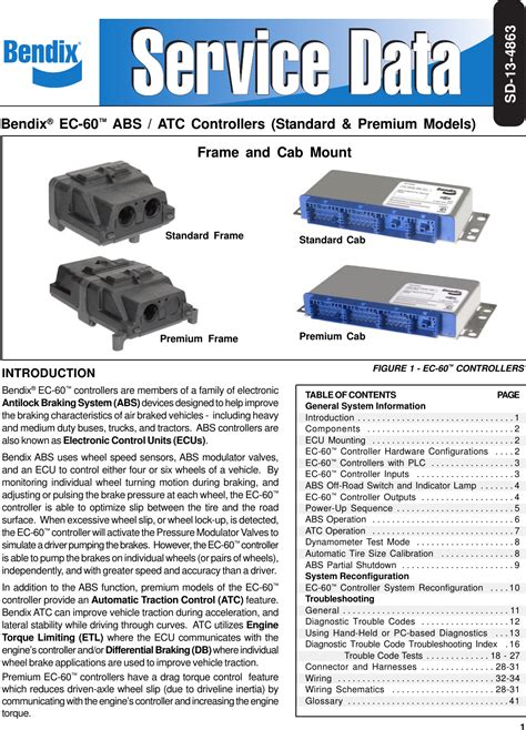 Bendix Ec 60 Abs Atc Std Prem Controllers Introduction Manual