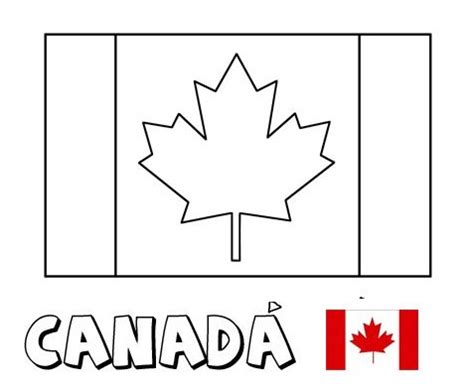 Blog de Biologia Bandera de Canadá para Colorear