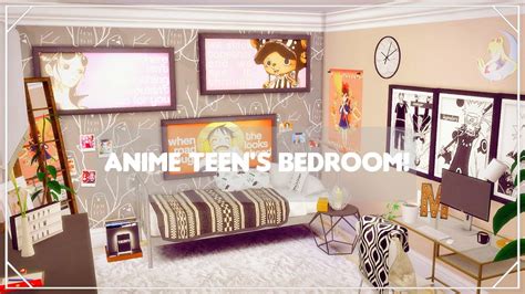 The Sims 4 Anime Teens Bedroom Room Buildspeed Build