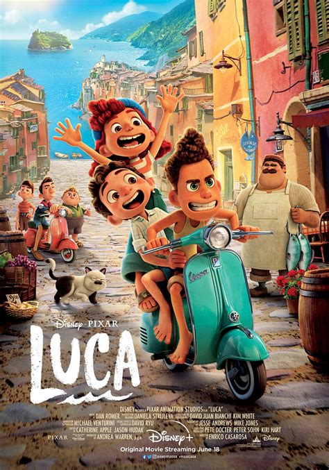 New Pixar “luca” Poster Released Whats On Disney Plus