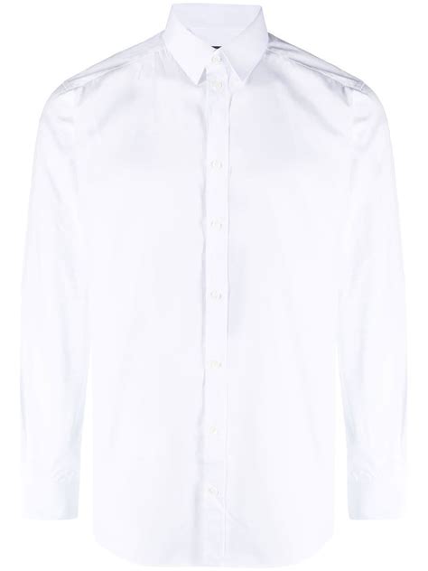 Dolce And Gabbana Long Sleeve Button Fastening Shirt Farfetch