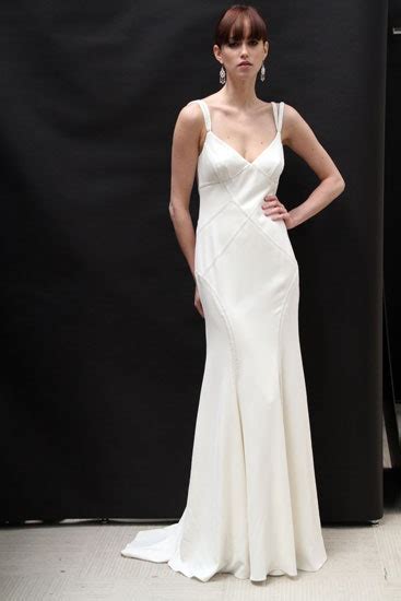 Top 3 Wedding Dresses Of The Week Sheath Edition Glamour
