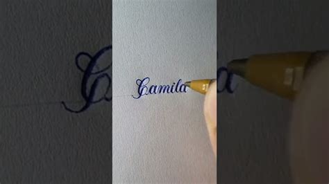 How To Write Camila Cursive Youtube