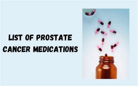Ikris Pharma Blog List Of Prostate Cancer Medications
