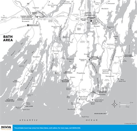 Maine Travel The World Printable Map Of Maine Coast Printable Maps