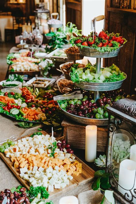 A Rustic Texas Vineyard Wedding Thats All Country Wedding Food Table